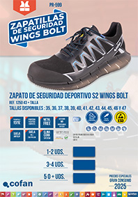 Zapatillas de Seguridad WINGS BOLT